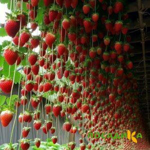Клубника ампельная Анастасия купить по цене от 370р. в интернет-магазине «Посадика» с доставкой почтой в в Комсомольске и по всей России – [изображение №1].