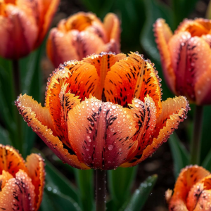 Тюльпан Литл Джем купить по цене от 199р. в интернет-магазине «Посадика» с доставкой почтой в в Комсомольске и по всей России – [изображение №1].